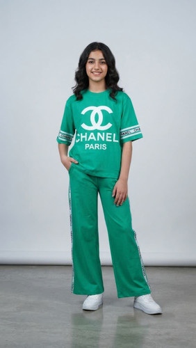 تیشرت و شلوار دخترانه CHANEL سایز 55/60/65